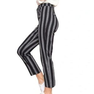 Brandy Melville Black Striped Tiden Pants One Size